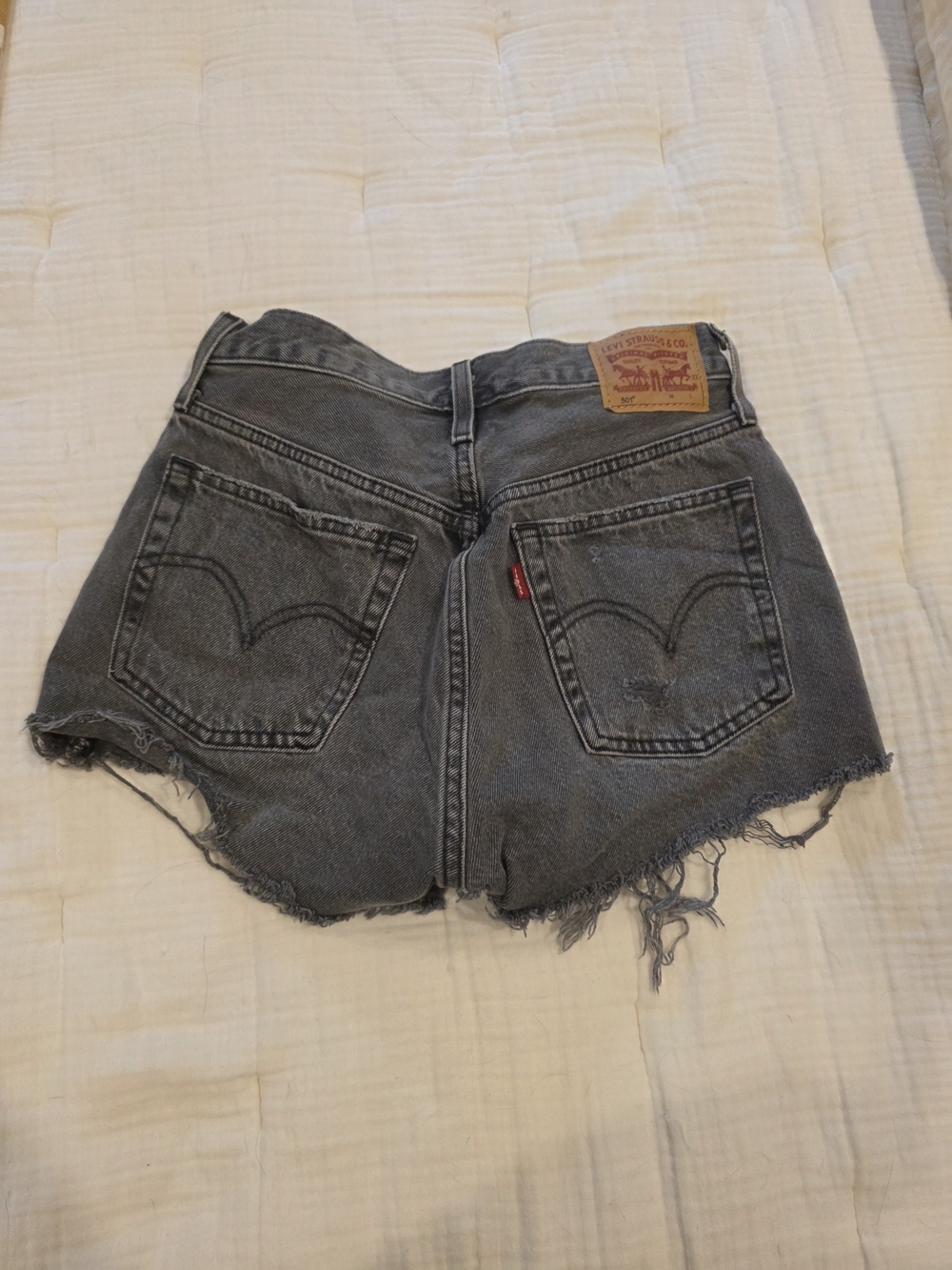 Bundle - 4 Pair Levi's 501 Denim Shorts - Black, Gray, Blue - Picture 5 of 9